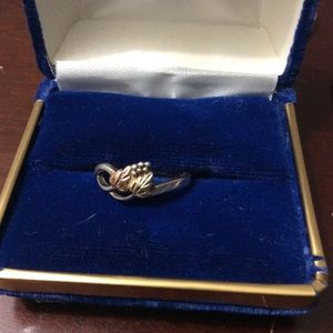 12K Black Hills Gold/Sterling silver ring.